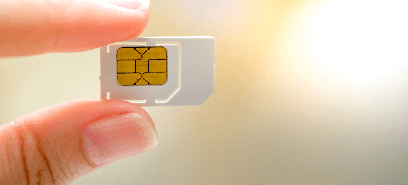 ICCID number of a SIM card